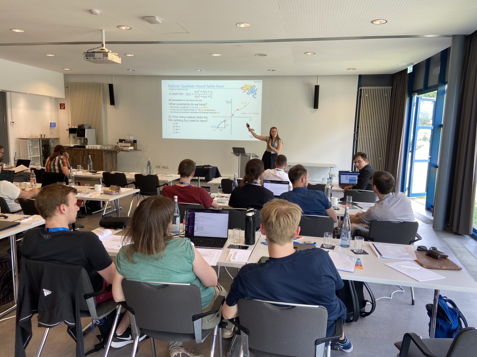 Nicole teaching a class